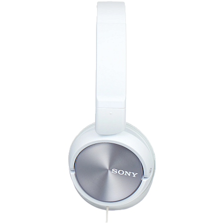 Headphones  SONY  MDR-ZX310AP, Mic on cable,  4pin 3.5mm jack L-shaped, Cable: 1.2m, White