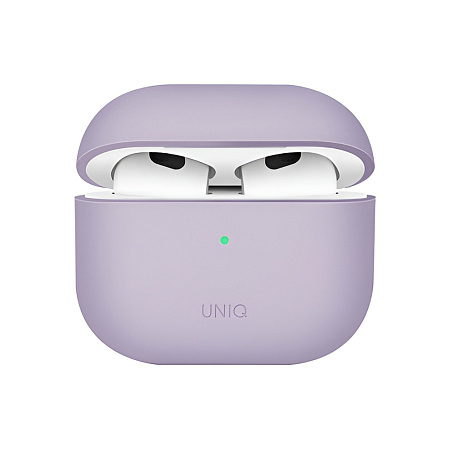 Uniq Case Silicon Lino Hybrid Lilac for AirPods 3rd Gen, Lavander Uniq Case Silicon Lino Hybrid Lilac for AirPods 3rd Gen, Lavander