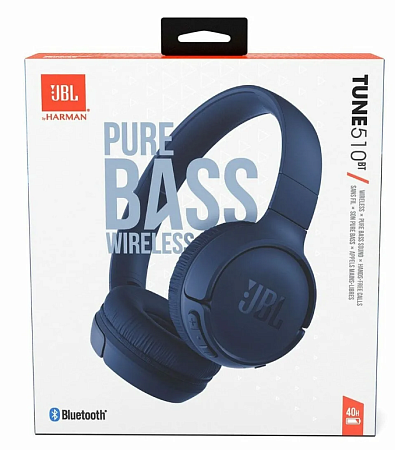 Headphones Bluetooth JBL T510BT, Black, On-ear