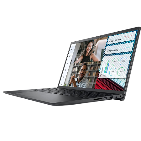 Ноутбук для бизнеса 15,6" DELL Vostro 3520, Carbon Black, Intel Core i5-1235U, 16Гб/512Гб, Linux Ubuntu