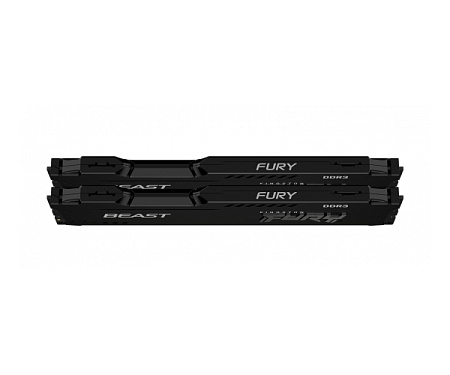 16GB DDR4-3600MHz  Kingston FURY Beast (Kit of 2x8GB) (KF436C17BBK2/16), CL17-21-21, 1.35V, Black