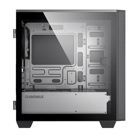 Case mATX GAMEMAX Aero Mini, w/o PSU, 0.6mm, 4x120mm ARGB, ARGB Hub, Front Mesh, Tempered Glass, DF,