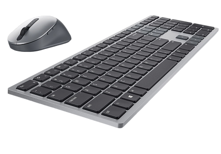 Wireless Keyboard & Mouse Dell Premier Multi-Device KM7321W, Well-crafted design, 2.4Ghz/BT, Russian
