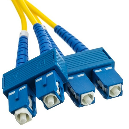 Fiber optic patch cords, singlemode duplex core SC-SC 3M, APC Electronic Fiber optic patch cords, singlemode duplex core SC-SC 3M, APC Electronic