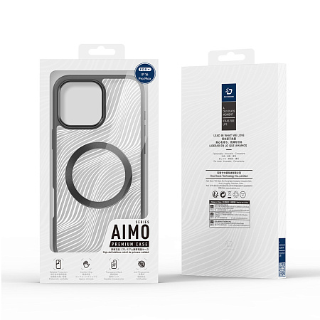 DUX DUCIS Case iPhone 16 Pro Max AIMO with MagSafe, Black
