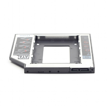 Gembird MF-95-02, Slim mounting frame for 2.5'' drive to 5.25'' bay, for drive up to 12.5 mm,процессоры ,оперативная память, ssd, M2, hdd, кейсы