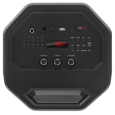 Speakers SVEN "PS-650" 50w, Black, Bluetooth, microSD, FM, AUX, USB, LED, power:8000mA, USB, DC5V