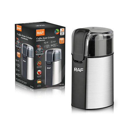 Raf Coffee Grinder R.7123, 280W Raf Coffee Grinder R.7123, 280W