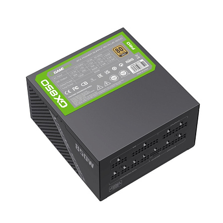 Power Supply ATX 850W GAMEMAX GX-850 PRO, 80+ Gold, 135mm, Active PFC, SR+LLC+DC/DC, ATX 3.1, PCIe5.