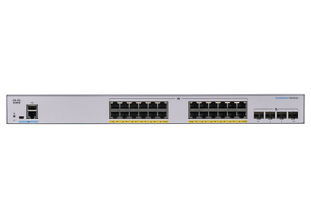 24-port Gigabit PoE Smart Switch Cisco CBS250-24P-4X, 4 x 10G SFP+