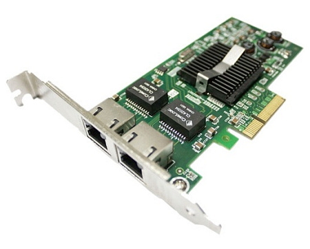 PCI-e Intel Server Adapter Intel 82576EB, Dual SFP Port 1Gbps