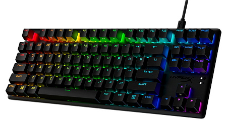 Gaming Keyboard HyperX Alloy Origins Core PBT, Mechanical, TKL, Tactile SW, PBT keycaps, Aluminum, O