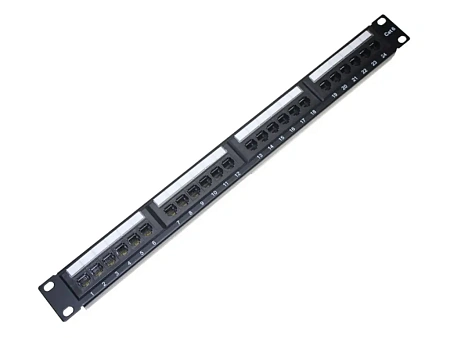 24 port patch panel cat.5e, LY-PP5-05