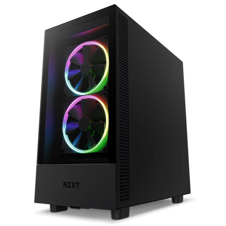 Case ATX NZXT H5 Elite, 2x140mm RGB & 1x120mm, RGB Hub, Front&Side Tempered Glass, Dust Filter, 1xUS