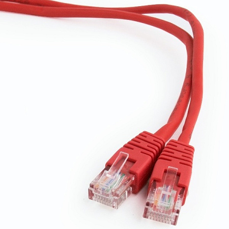 2m, FTP Patch Cord Red, PP22-2M/R, Cat.5E, Cablexpert, molded strain relief 50u" plugs 2m, FTP Patch Cord Red, PP22-2M/R, Cat.5E, Cablexpert, molded strain relief 50u" plugs