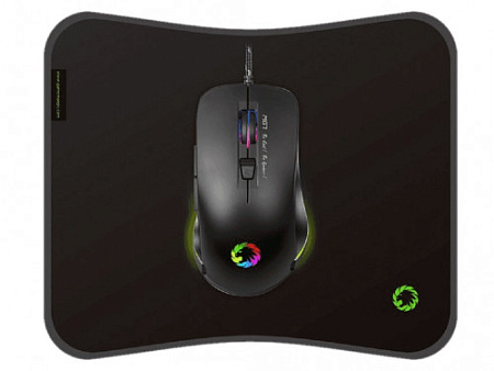Gaming Mouse & Pad Gamemax MG7, Optical, 1200-3200 dpi, 6 buttons, Ergonomic, RGB, Black, USB, клавиатуры ,мышки ,веб камера ,коврики ,флешки , 16gb, 32gb,64gb,128gb,256gb,512,microsd,sd