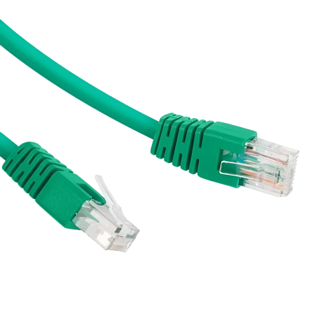  0.5m, Patch Cord  Green, PP12-0.5M/G, Cat.5E, Cablexpert, molded strain relief 50u" plugs