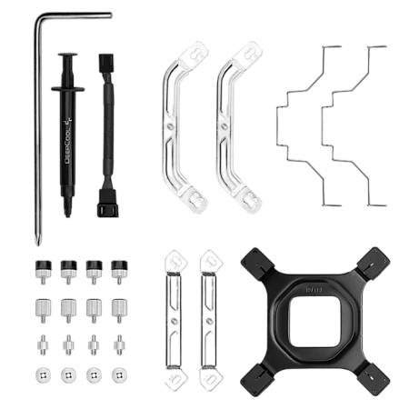 AC Deepcool "AK500" (≤31.5dB, 500-1850RPM, 68.99 CFM, 120mm, 240W, 5x6mm, 1040g.)