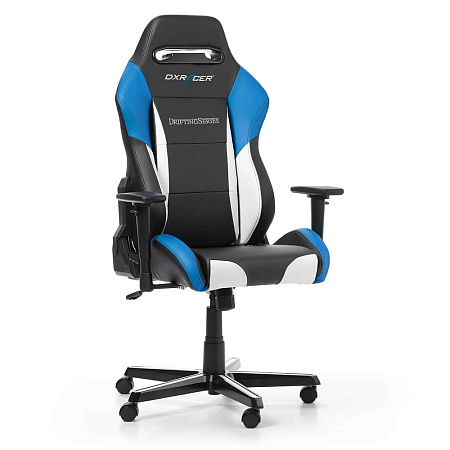 Gaming Chair DXRacer Drifting GC-D61-NWB,Black/White/Blue,User max load up to 150kg/height 145-175cm