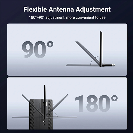 UGREEN AX900 USB High-Gain Dual Band Wi-Fi Adapter | CM763