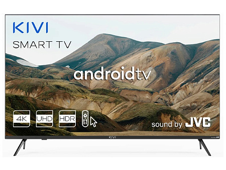 43" LED SMART TV KIVI 43U740LB, Real 4K, 3840x2160, Android TV, Black, samsun ,vesta ,hisense,lg,voltus,крепление для телевизора