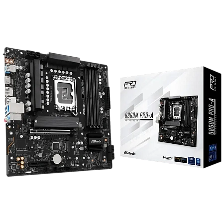 Материнская плата ASRock B860M PRO-A, LGA1851, Intel B860, Micro-ATX