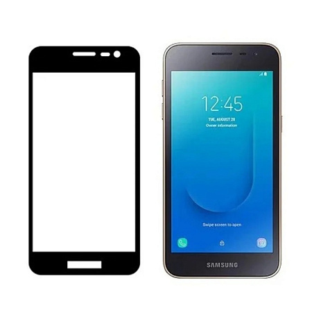 Helmet Diamond Glass 4D Samsung J2 Core, Black Helmet Diamond Glass 4D Samsung J2 Core, Black