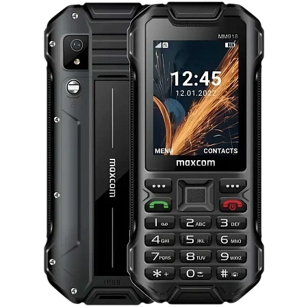 Мобильный телефон MaxCom MM918, Чёрный, iphone, xiaomi, samsung, oppo, чехол, стекло