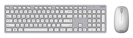 Wireless Keyboard & Mouse Asus W5000, 13 Fn keys, Ultra thin, Metal-like finish, Silent, 800-1600dpi