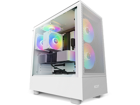 Case ATX NZXT H5 Flow RGB, 2x140mm RGB & 2x120mm, Front Mesh, Tempered Glass, Dust Filter, 1xUSB 3.2