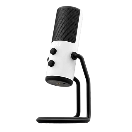 Microphones NZXT Capsule, Cardioid polar pattern, Internal shock mounting, USB, 24-bit/96kHz, White
