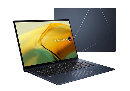 Ноутбук 14" ASUS Zenbook 14 OLED UX3402ZA, Ponder Blue, Intel Core i5-1240P, 8Гб/512Гб, Windows 11 Home