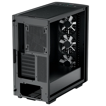 Case ATX Deepcool CK560, w/o PSU, 3x120mm ARGB & 1x140mm fans, USB-C, 2xUSB3.0, Tempered Glass, VGA 