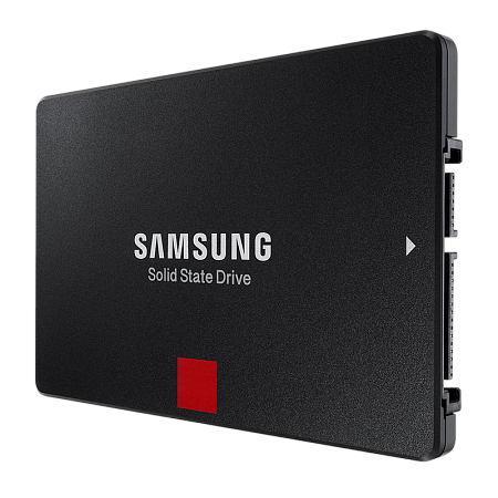 2.5" SATA SSD  512GB Samsung 860 PRO "MZ-76P512BW" [R/W:560/530MB/s, 100K IOPS, MJX, VNAND 2bit MLC]