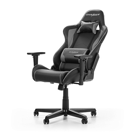Gaming Chair DXRacer Formula GC-F08-NG, Black/Grey, User max loadt up to 150kg / height 145-180cm