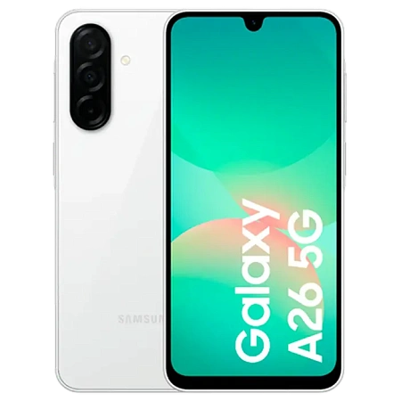 Смартфон Samsung Galaxy A26, 8Гб/256Гб, Белый, iphone, xiaomi, samsung, oppo, чехол, стекло