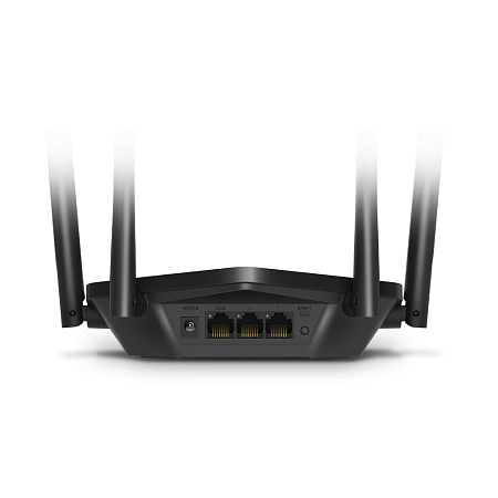 Wi-Fi 6 Dual Band Mercusys Router "MR60X", 1500Mbps, OFDMA, MU-MIMO, 3xGbit Ports