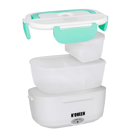 NOVEEN Lunch Box LB330 220-240 Volt,23x16x10,5 cm,INOX interior,Power 40 W Mint