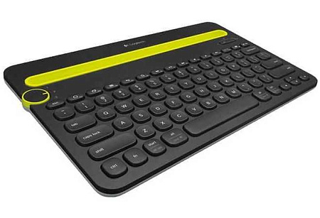 Wireless Keyboard Logitech K480 Multi-Device, Compact, FN key, Cradle, Bluetooth, EN, Black  