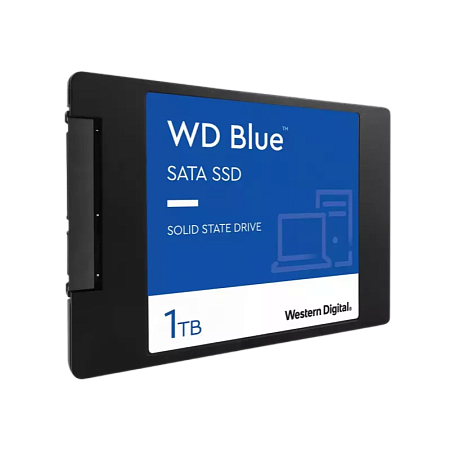 2.5" SATA SSD 1.0TB  WD Blue [R/W:560/530MB/s, 95/84K IOPS, 88SS1074, 3D-NAND TLC BiCS3]