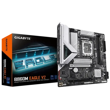 Материнская плата Gigabyte B860M EAGLE V2, LGA1851, AMD B860, Micro-ATX