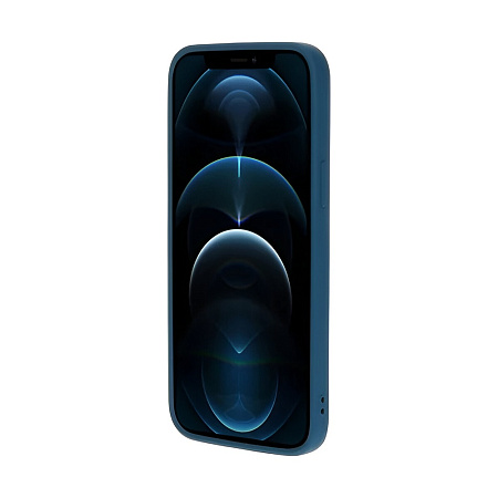 Helmet Case Liquid Silicone iPhone 12 Pro, Blue