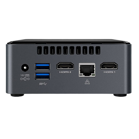 Mini PC Intel NUC Barebone BOXNUC7PJYHN2 ( Pentium Silver J5005 1.5GHz, 2xSO-DIMM DDR4, 1x2.5" SATA)