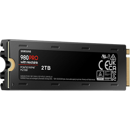 .M.2 NVMe SSD 2.0TB Samsung  980 PRO w/ Heatsink [PCIe 4.0 x4, R/W:7000/5100MB/s, PC&PS5® Compatible