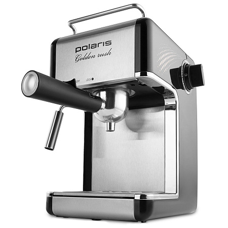 Кофеварка Эспрессо Polaris PCM4006A, 800Вт, Серебристый