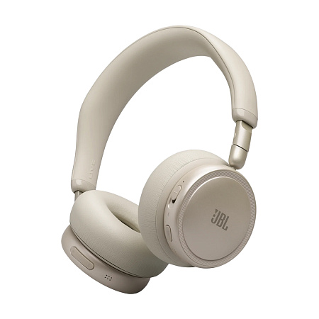 JBL On-Ear Headphones with MIC Bluetooth Live 680NC, Beige