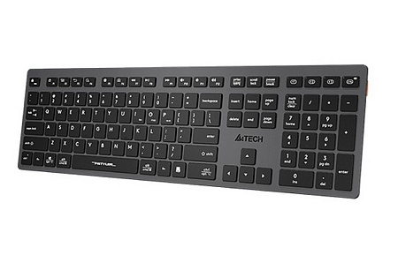 Wireless Keyboard A4Tech FBX50C, Ultra-slim, Scissor Switch, up to 4 Devices, Silk Printing + UV, Ba