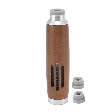 Small Car Ashtray, Portable Aluminum Alloy, Brown