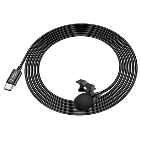 Microphone  Hoco "L14" Type-C, Black