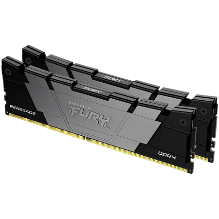 Оперативная память Kingston FURY Renegade, DDR4 SDRAM, 3600 МГц, 64Гб, KF436C18RB2K2/64,процессоры ,оперативная память, ssd, M2, hdd, кейсы
